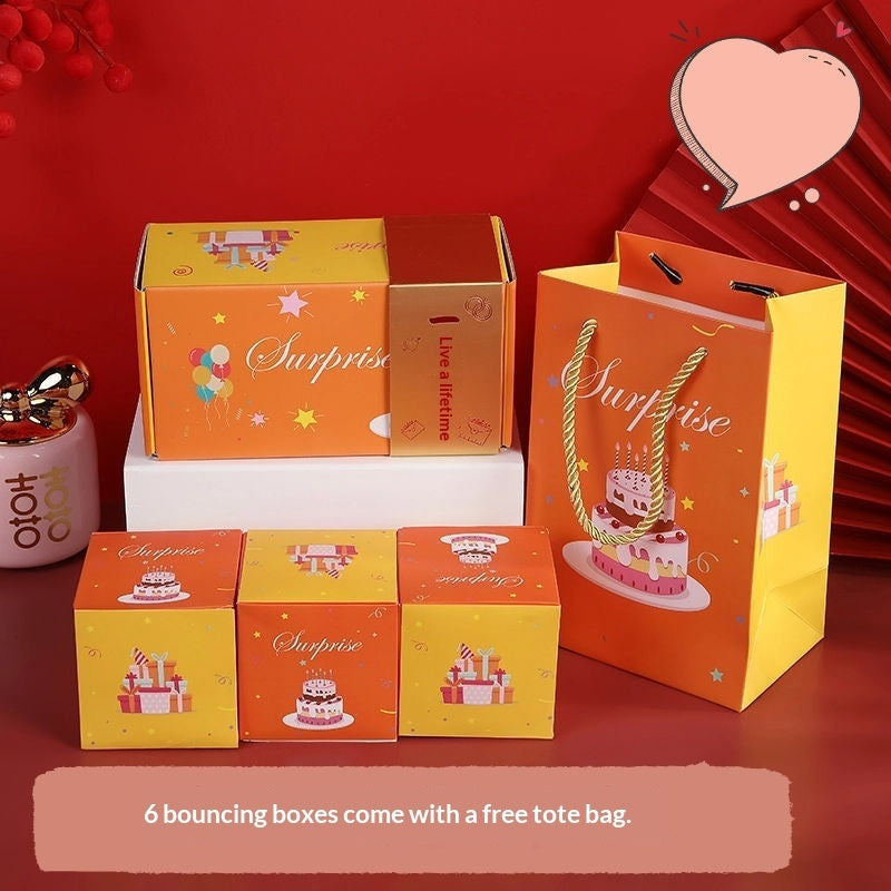 Valentines Day Surprise Pop-up Red Envelope Box With A Ceremonial Feel Birthday Gift Box
