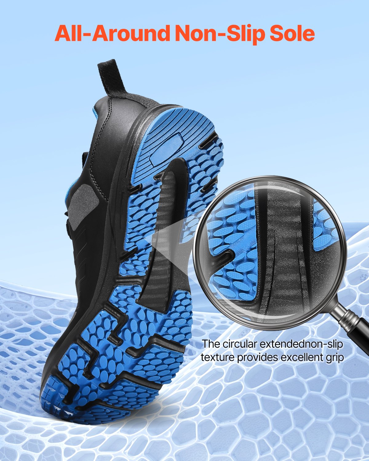 Lightweight Shoes With Arch Support & Adjustable Lace-up