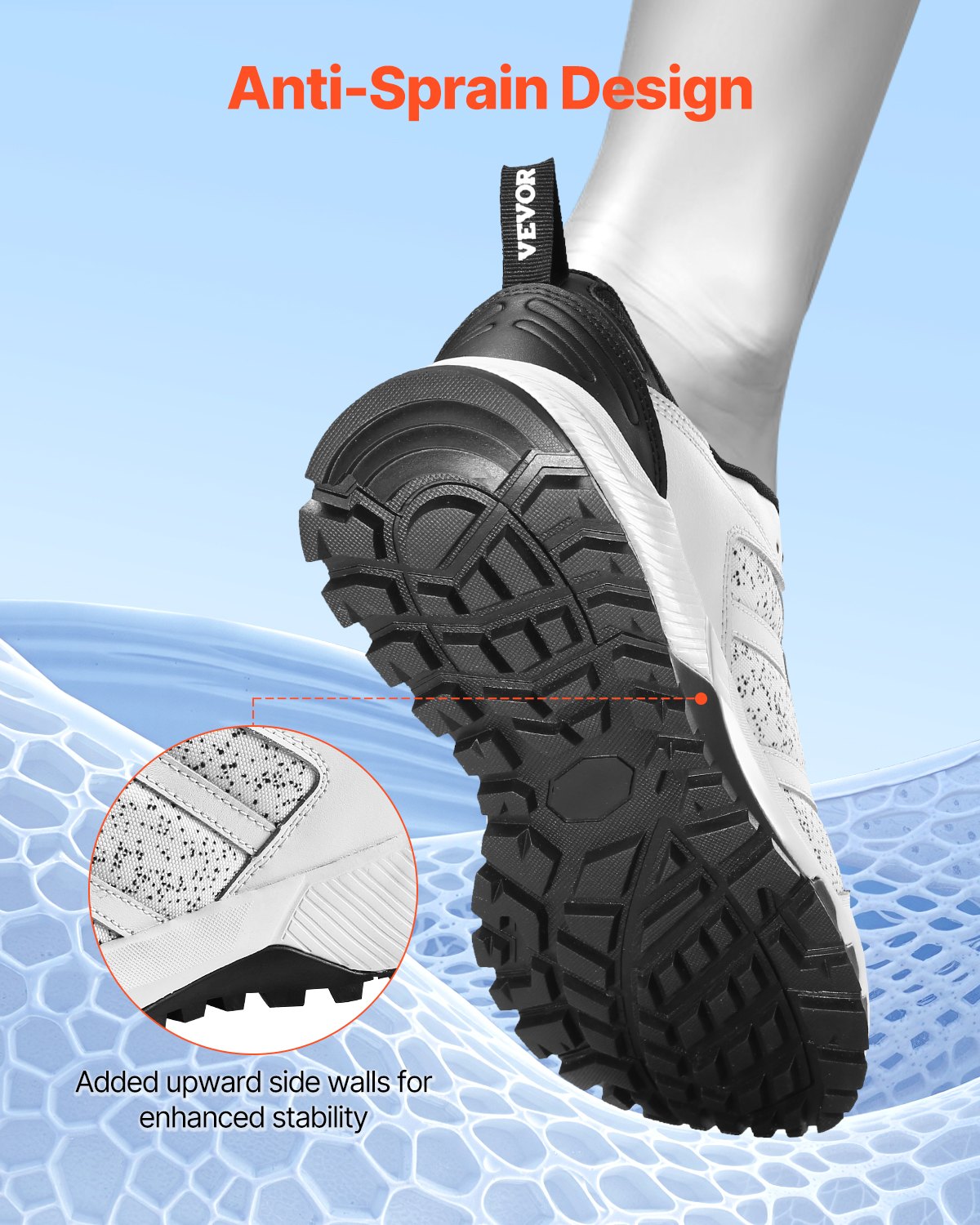 Shoes With Arch Support & Adjustable Lace-up