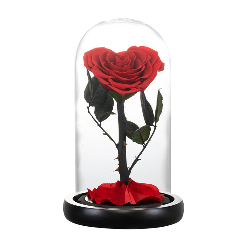 Valentine's Day Preserved Flower Heart-shaped Birthday Gift