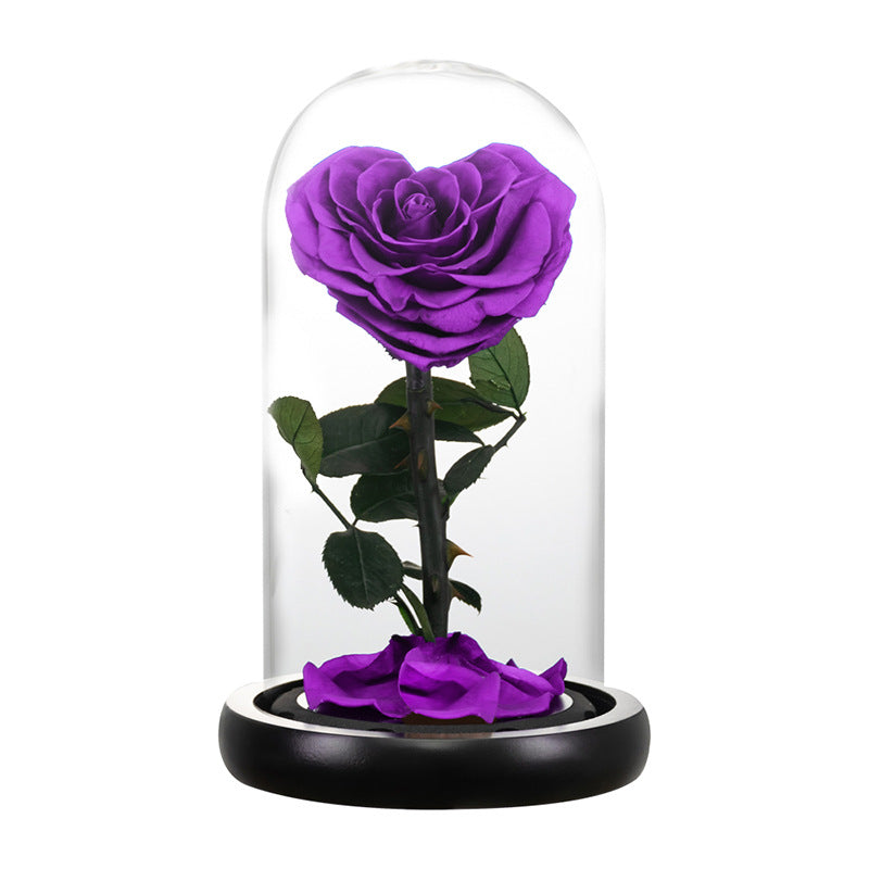 Valentine's Day Preserved Flower Heart-shaped Birthday Gift