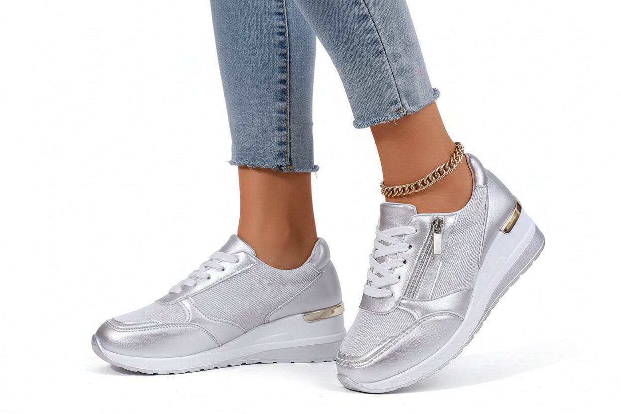Women's Lace-up Casual Shoes