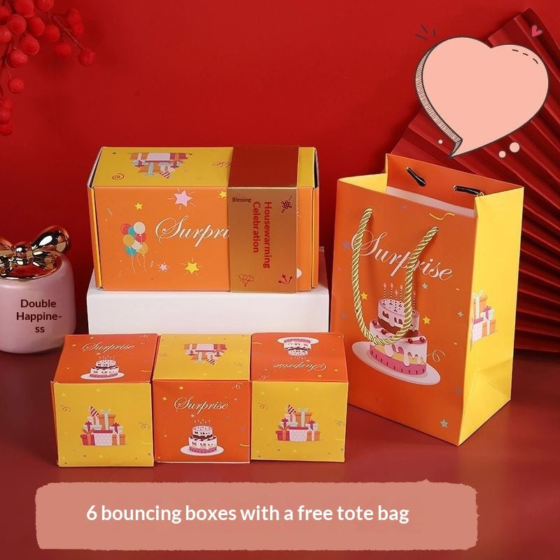 Valentines Day Surprise Pop-up Red Envelope Box With A Ceremonial Feel Birthday Gift Box