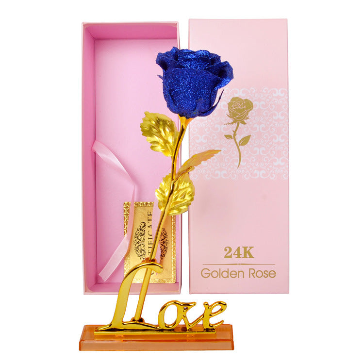 Gold Foil Rose Creative Valentine's Day Gift
