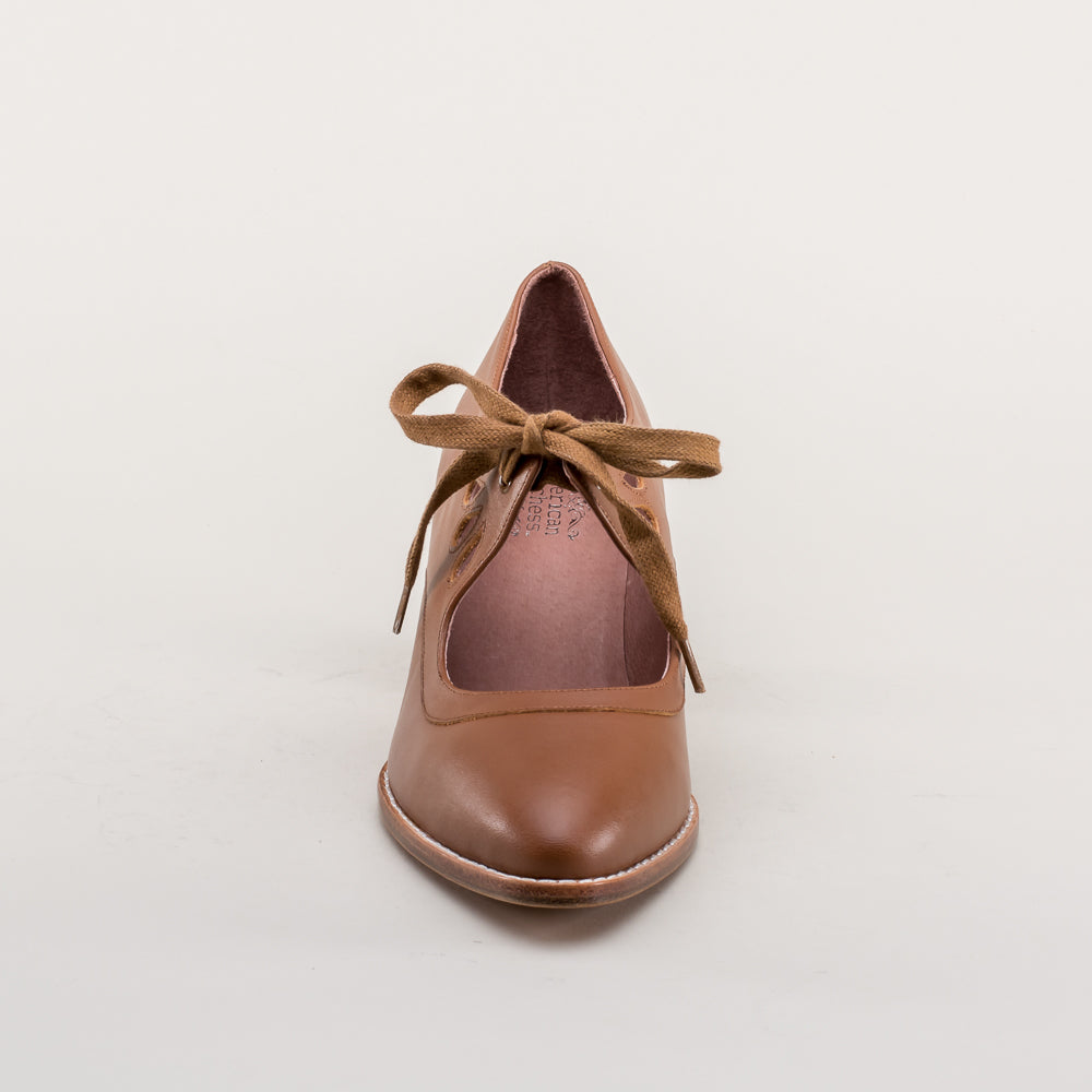 Gibson Edwardian Leather Shoes (Tan)